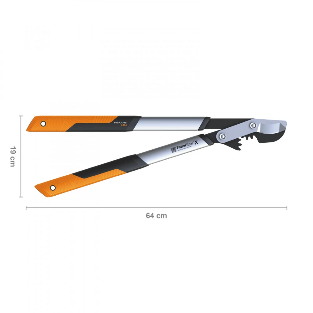 Fiskars PowerGearX fém fogaskerekes ágvágó (M)