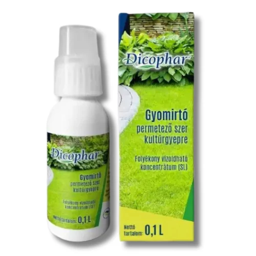 Dicophar 100ml kétszikű gyomirtó szer gyepre - CSAK KERTÉSZETÜNKBEN VEHETŐ ÁT