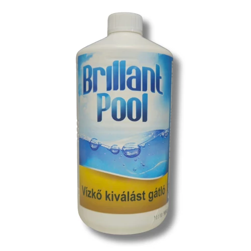 BRILLANT POOL Vízkőkiválást gátló folyadék medencébe 1L