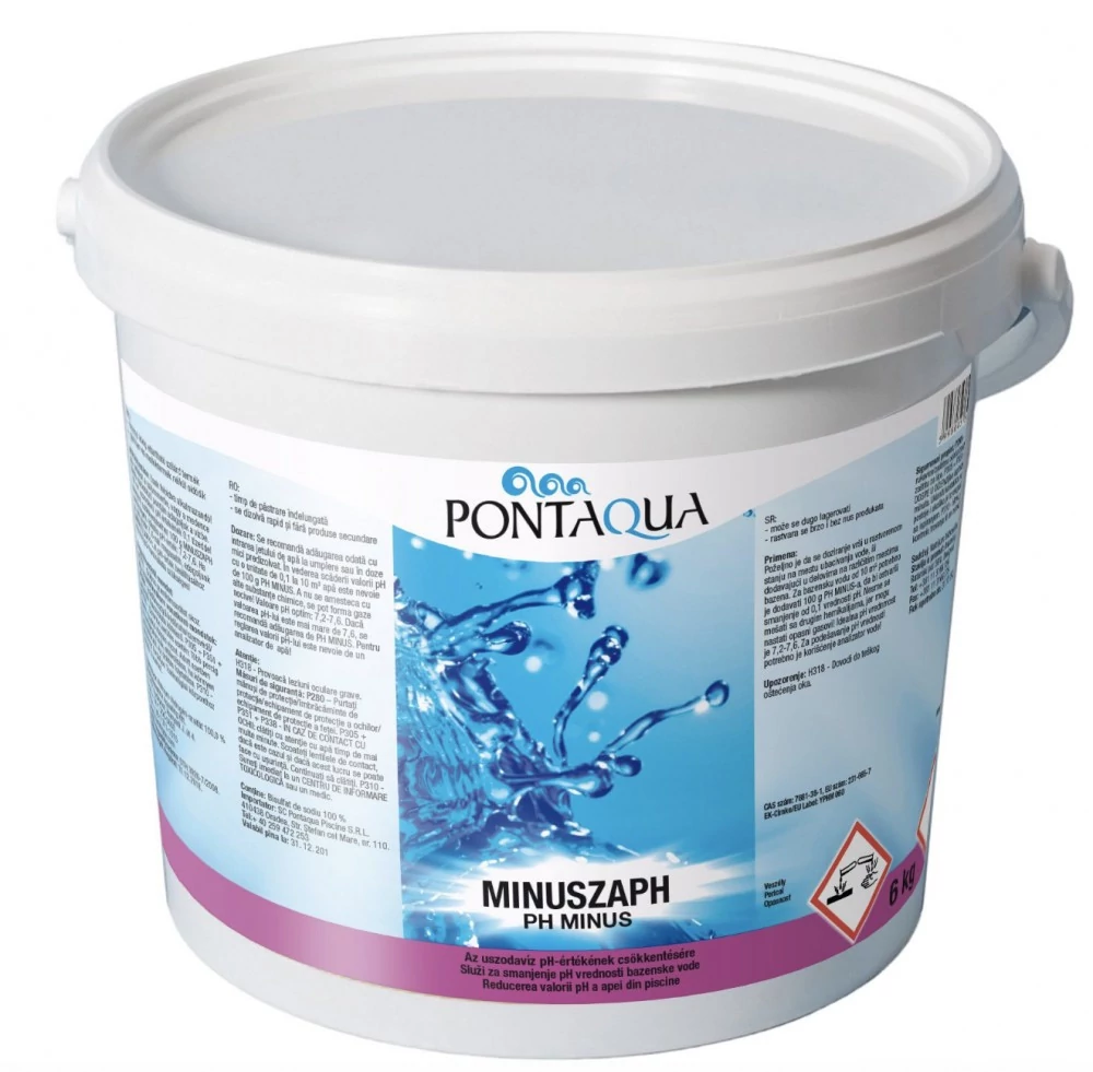 PONTAQUA MinuszaPH 6kg pH csökkentő medencébe