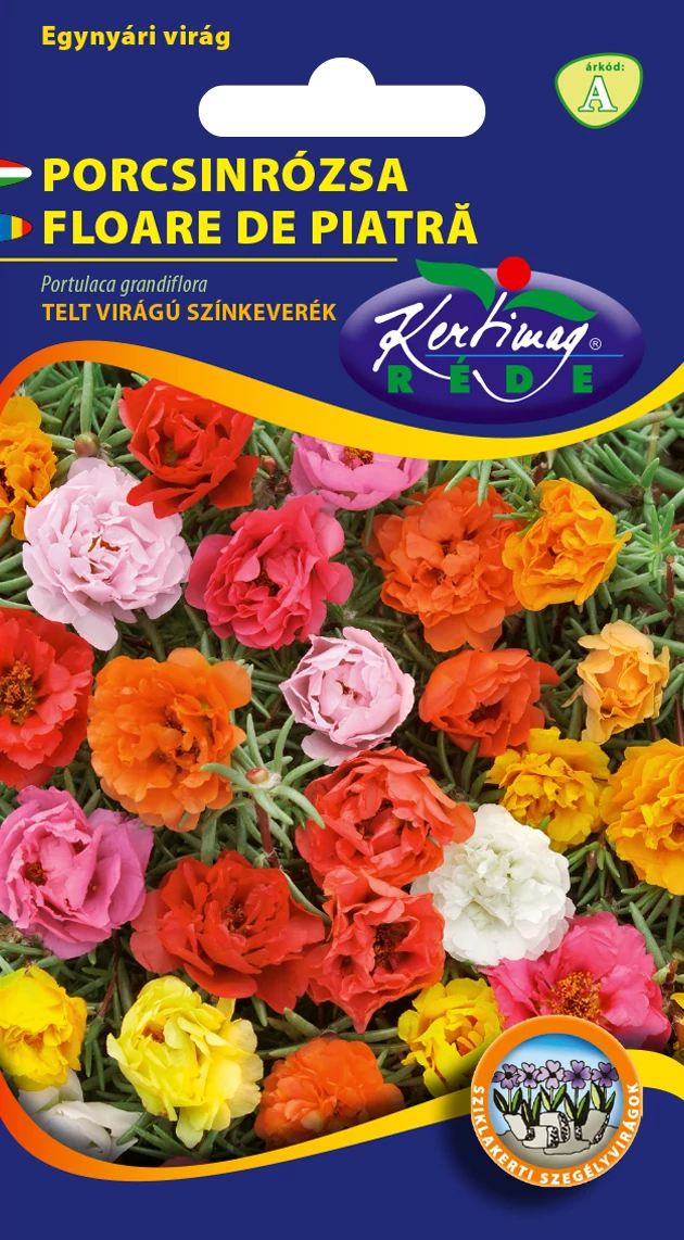 Porcsinrózsa Telt virágú - Színkeverék - Rédei Kertimag
