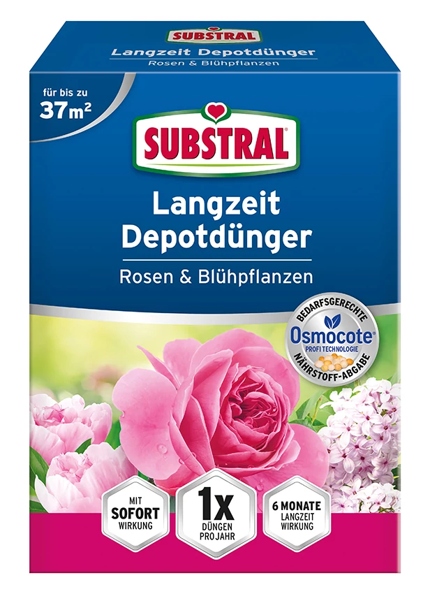 Substral Osmocote trágya rózsákhoz és virágzó növényekhez 1,5kg
