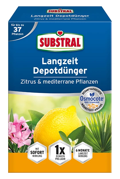 Substral Osmocote trágya citrus- és mediterrán növényekhez 750g