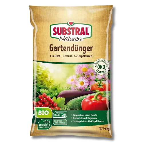 Substral Naturen BIO 100%-ban természetes kerti trágya 4kg