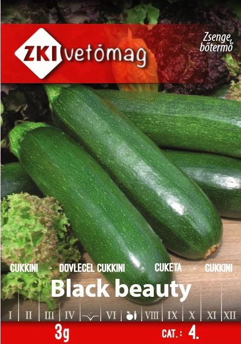 Cukkini - Black Beauty KLASSZIKUS, BŐTERMŐ - ZKI