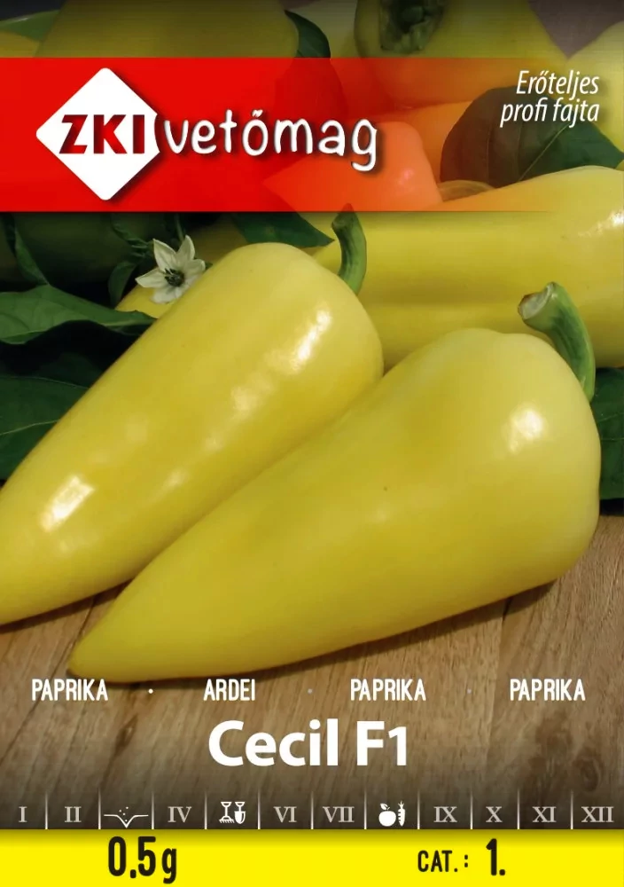Paprika - Cecil F1 ÉDES, ELLENÁLLÓ HIBRID