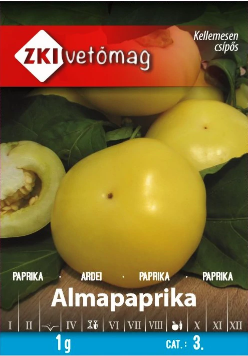 Almapaprika - CSÍPŐS SZABADFÖLDI - ZKI