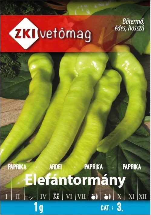 Elefántormány Étkezési Paprika ÉDES