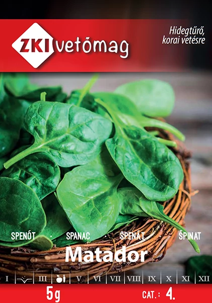 Spenót Matador - KORA TAVASZI ÉS ŐSZI VETÉSRE - ZKI