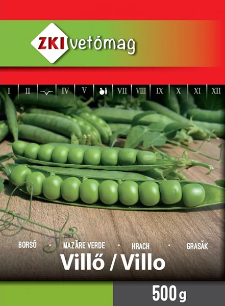 Villő Zöldborsó 500g - MÁSODVETÉSRE IS - ZKI